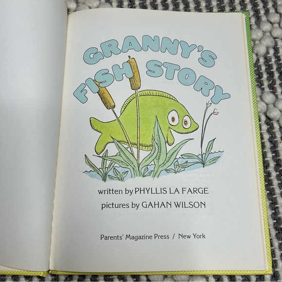70s Vintage Children’s Book Granny’s Fish Story - Picture 4 of 8